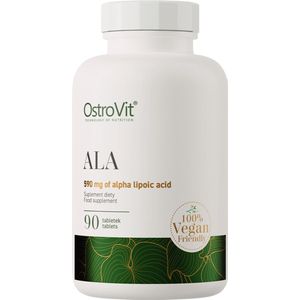 OstroVit - ALA VEGE - 90 tablets - alpha lipoic acid - alpha-liponzuur (ALA) - Laboratorium‑gecertificeerde kwaliteit - Supplementen