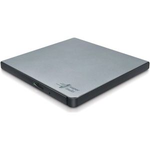 Slimme Draagbare DVD-Speler/Brander - USB 2.0, Compatibel met Windows en Mac OS, 8x Snelheid - Zilver