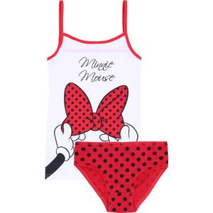 Rood en wit T-shirt + Minnie broekje DISNEY