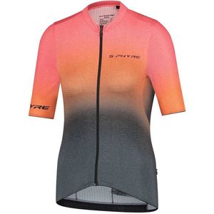 Shimano S-phyre Leggera Korte Mouw Wielertrui Zwart,Roze M Vrouw