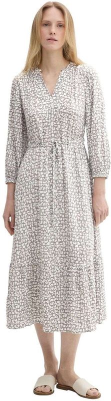 Jurk - All-Over Print - Viscose - Regular Fit - Maxi-Lengte