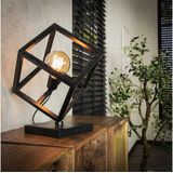 Tafellamp - Kubus - Charcoal - Metaal - Sfeerverlichting