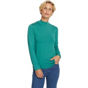 T-shirt met hoge hals