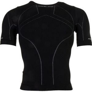 Nalini - Unisex - Ondershirt Fietsen - Korte Mouwen - Onderkleding Wielrennen - Zwart - SATURNO - XXL