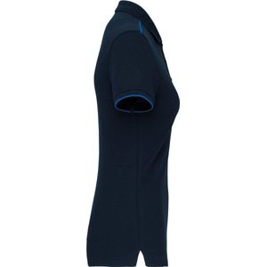 WK. Designed To Work Contrasterende damespolo Day To Day korte mouwen WK271 - Navy / Light Royal Blue - XXL