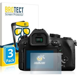 BROTECT - Screenprotector voor Panasonic Lumix DMC-FZ2000 - Folie Beschermfolie Beschermglas transparant (3 Stuks)