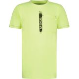 Vingino T-shirt Jefos Jongens T-shirt - Neon yellow - Maat 152