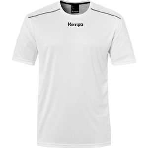 Kempa Poly  Sportshirt performance - Maat M  - Mannen - wit
