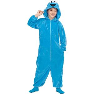 Onesie Koekiemonster Kostuum Kind Licentie - 10-12 Jaar