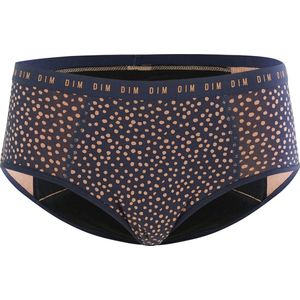 Dim - A83 Blue - Menstruatie Short - Dames Volwassenen - Katoen/elastaan