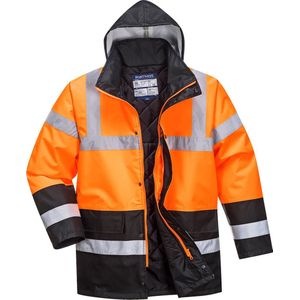 PW S467 Hivis Winter jack flor/mar