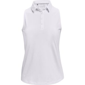 Under Armour Zinger Mouwloze Polo-Wit / / Wit