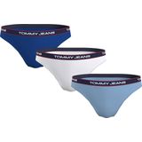 Tommy Jeans New York Slipje 3 Eenheden Blauw S Vrouw