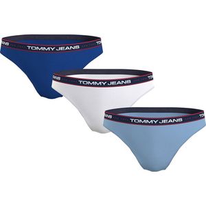 Tommy Jeans New York Slipje 3 Eenheden Blauw S Vrouw