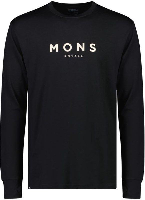 Mons Royale Yotei Classic LS Heren Shirt Black