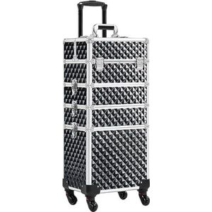 Kapperskoffer - Kapperstrolley - Kapperskoffer Trolley - Kappers Trolley Met Wielen