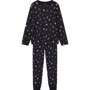 NAME IT NKNVISMAS LS NIGHTSET Unisex Pyjamaset - Maat 116