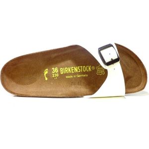 Birkenstock Madrid Slippers Wit Lak Maat 35