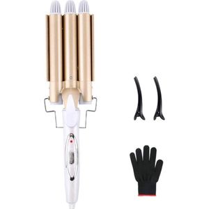 Instelbare Temperatuur Krultang - Professioneel Haarstylinggereedschap met Keramische Coating - Snelle Opwarmtijd - Ergonomisch Ontworpen Handvat - Geschikt voor Diverse Haarstijlen