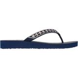Skechers Meditation Lucky One Teenslippers voor dames, blauw, 36 EU