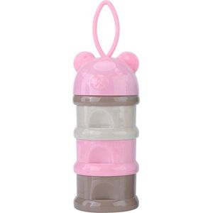 Cabino Melkpoedertoren / Bewaarbakjes babyvoeding Roze