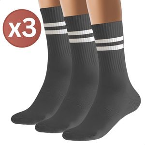 RENALUX - Antislip Sokken Dames - Anti Slip Sokken - Antislipsokken - Huissokken - Set van Maarliefst 3 Paar - Zwart, Zwart, Zwart