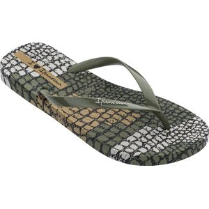 Ipanema I Love Safari Slippers Dames - Green/Beige - Maat 35/36