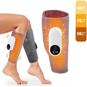 Currentgoodz - Beenmassage Apparaat - Bloedcirculatie - Kuit Massage - Luchtcompressie - Warm Kompres - Draadloos