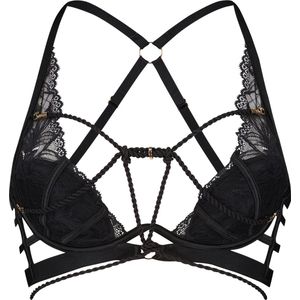 Hunkemöller Dames Lingerie Voorgevormde beugel bh Bellini - Zwart - maat D70