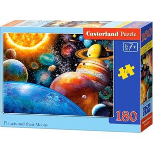Castorland Planets and their moons - Puzzel 180 stukjes