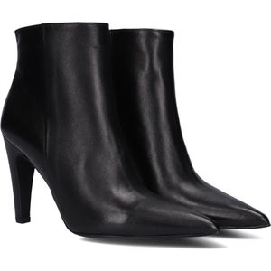 Notre-V 87533 Enkellaarsjes - Enkelboots met rits - Dames - Zwart - Maat 37