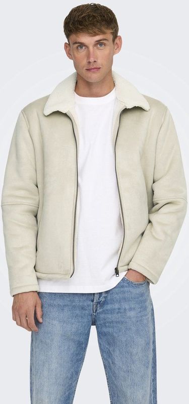 Only & Sons Tussenjas 'ONSROYCE'  zilvergrijs