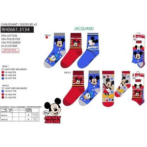 6 paar sokken Mickey Mouse maat 31/34