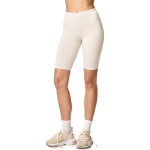 Merry Style MS-MS10-145-LE Dames Leggings - Sport - Vrijetijdsbroek - Kort - Viscose - Sporbroek - Yogabroek - Ecru - XS