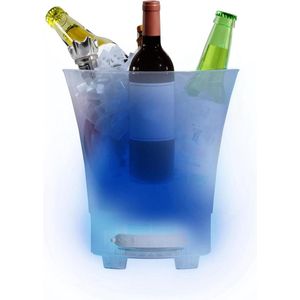 Inovra Plus - Verlichte ijsemmer met 7 liter capaciteit en RGB-kleuren - Oplaadbaar met luidspreker - Bar KTV Clubs - LED verlichting met 4 lichtmodi