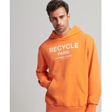 Superdry - Recycled City - Hoodie - Oversized - Gerecycled Polyester en Katoen