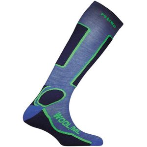 Mund Socks Skiing Antibacterial Sokken Blauw EU 42-45 Man