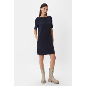 comma casual identity - Jurk - Navy - Korte Lengte - Normale Pasvorm