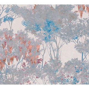 Vliesbehang - Bloemen - Mat - Glad - 10,05 m x 0,53 m - 5,33 m²