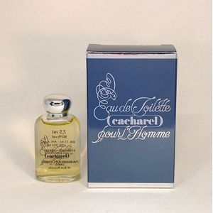 Cacharel pour L'Homme 7.5 ml Eau de Toilette - VINTAGE Miniatuur