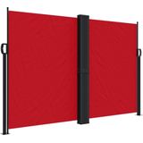 vidaXL - Windscherm - uittrekbaar - 160x1000 - cm - rood