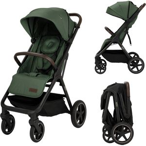 Novi Baby® Xavi XL Premium - Solid Groen - Buggy - Geschikt van 0 - 22 kg - Hoge duwstang