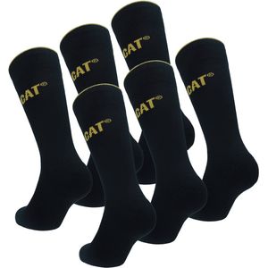 Caterpillar - Executive - Werksokken - Zwart - Set van 6 paar - Halfhoge Hoogte