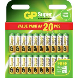 GP super alkaline AA batterijen 20-pack