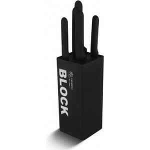 Messenset- 6 delig- zwart- Edenberg