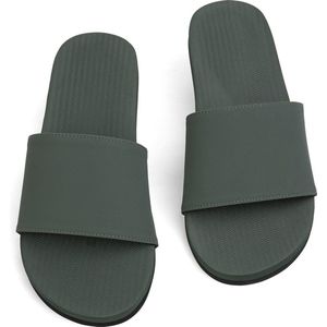 Indosole Slides Essential Heren Slippers - Groen - Maat 39/40