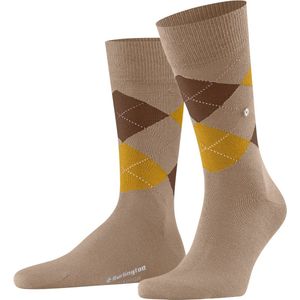 Burlington Wol Edinburgh Beige 5039 - Maat 40-46 - Heren - Halfhoge sokken
