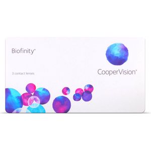 +2.50 - Biofinity® - 3 pack - Maandlenzen - BC 8.60 - Contactlenzen