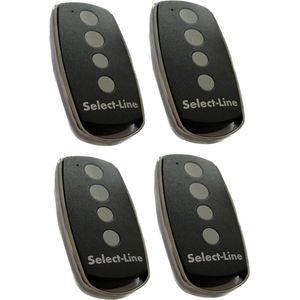 4 stuks Select-Line Handzender 4-kanaals 868 MHz
