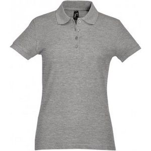 SOLS Dames/dames Passion Pique Poloshirt met korte mouwen (Grijze Mergel)